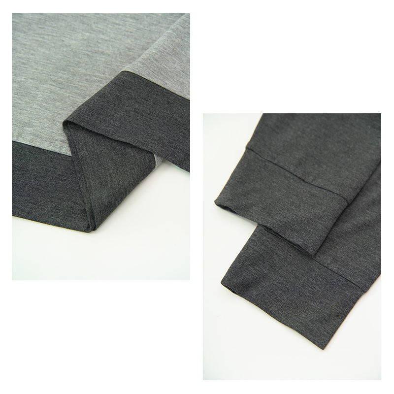 Pyjama à manches longues en coton pour homme - 2315580033