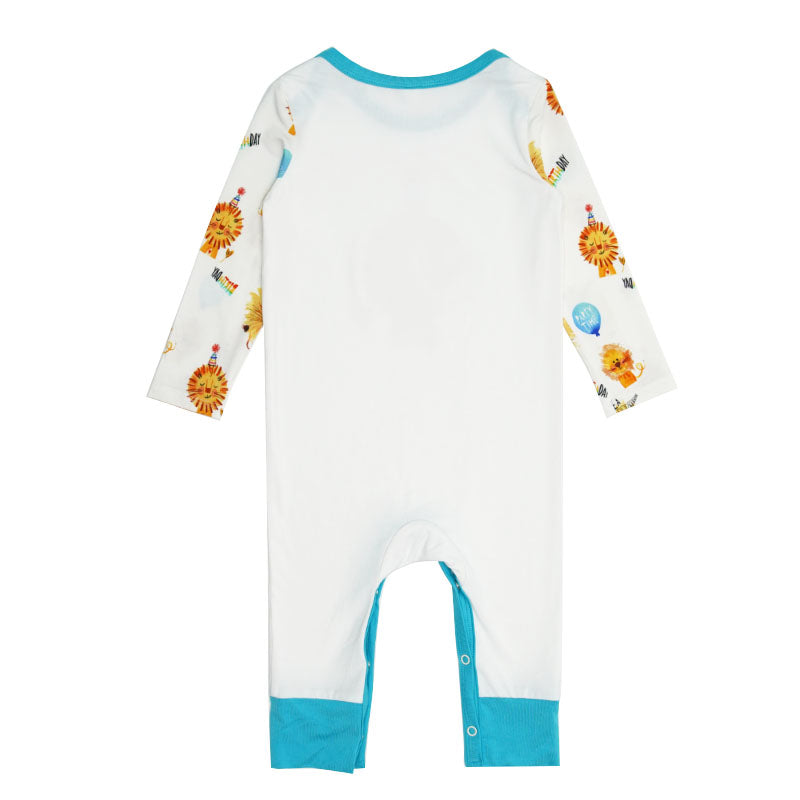 Mono de bebé con estampado de león a granel - 2315580178