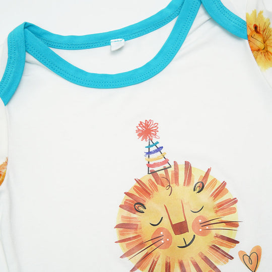Mono de bebé con estampado de león a granel - 2315580178