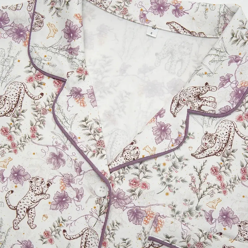 Conjunto de pijama estampado de empresa mayorista -2416520091
