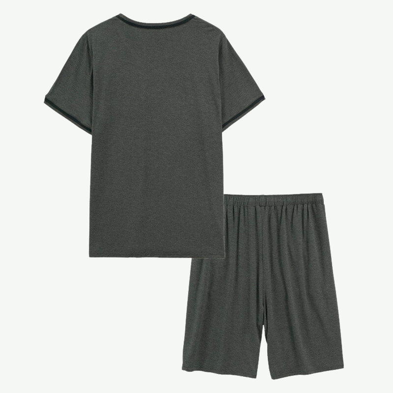 Supplier Custom Classic Men Bamboo Pajama Set-2313810001