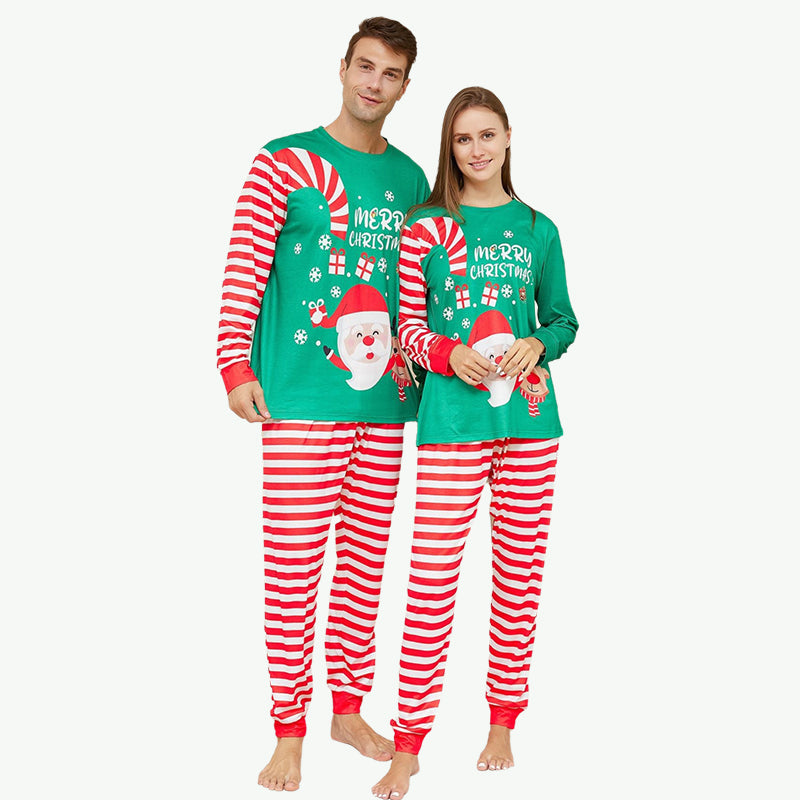 Pijamas navideños familiares personalizados al por mayor
