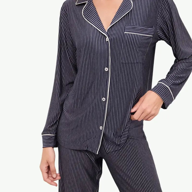 Conjuntos de pijamas a granel Pijamas de algodón personalizados al por mayor para adultos