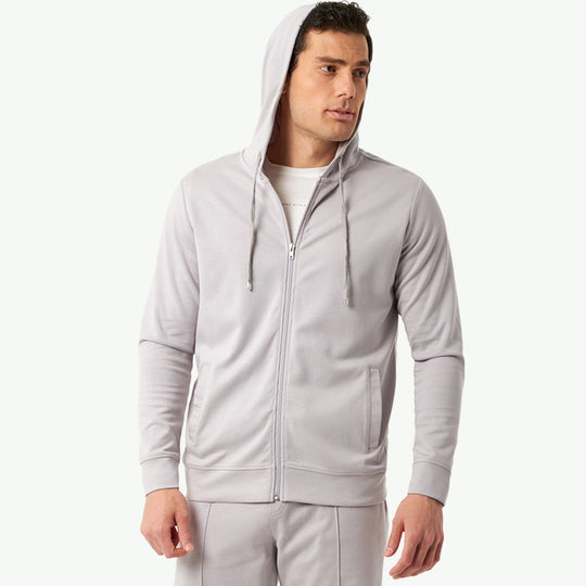 Private Label Zip-Up Lounge Set Wholesale Bamboo Loungewear Factory