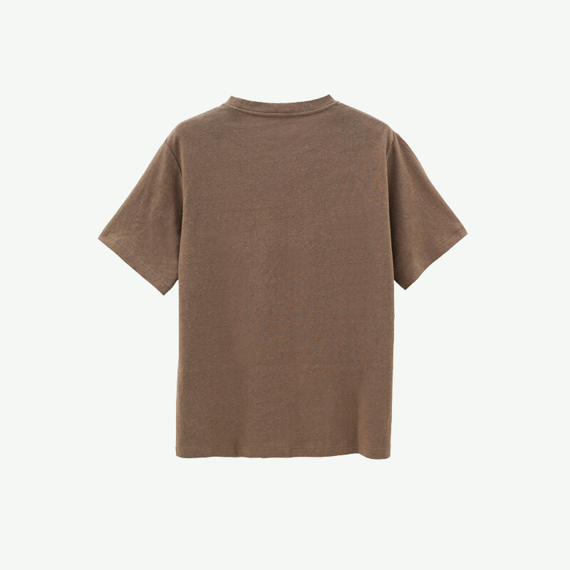 Venta al por mayor de camisetas de algodón y cáñamo para hombre - 2214980115