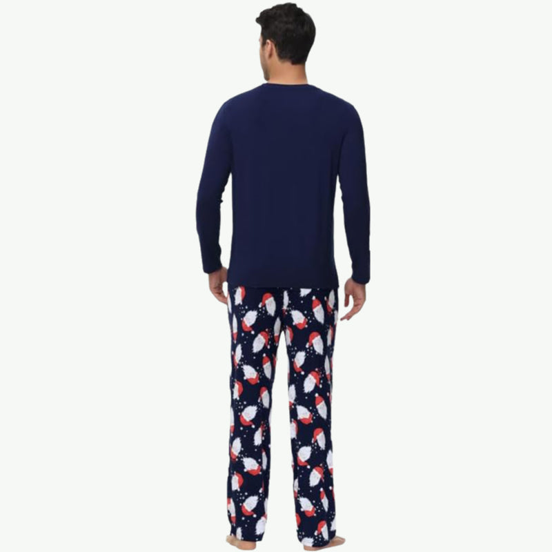 Fabricante mayorista de pijamas de cuello redondo para hombre