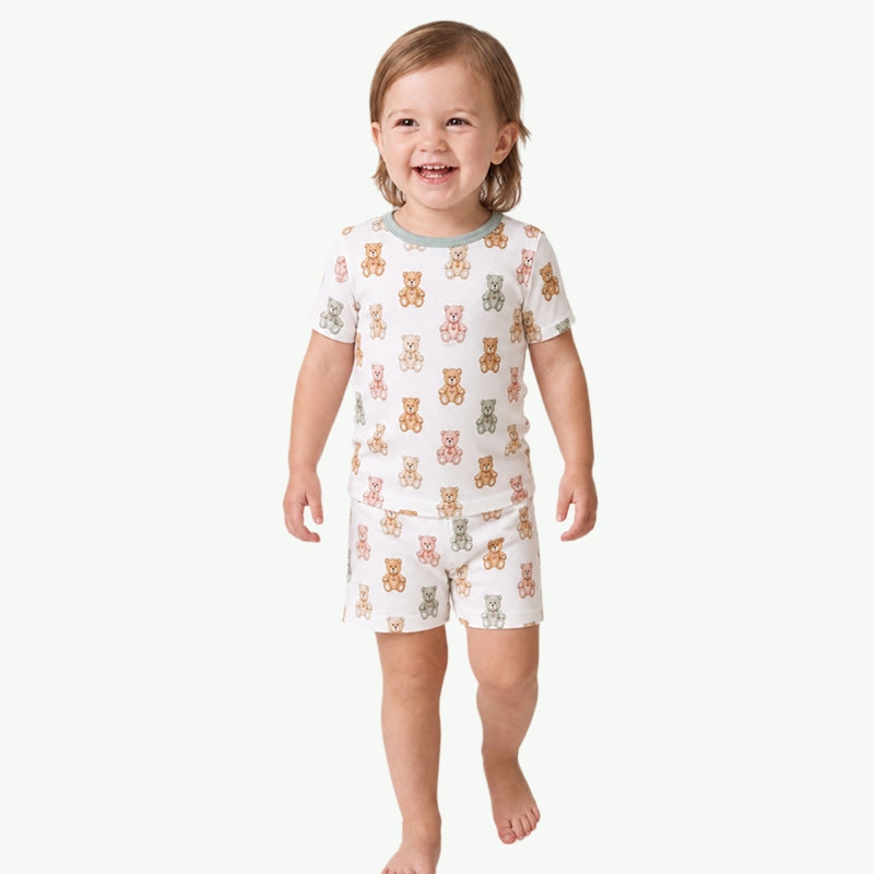 OEM Family Loungewear Wholesale Matching Bamboo Pajama Set