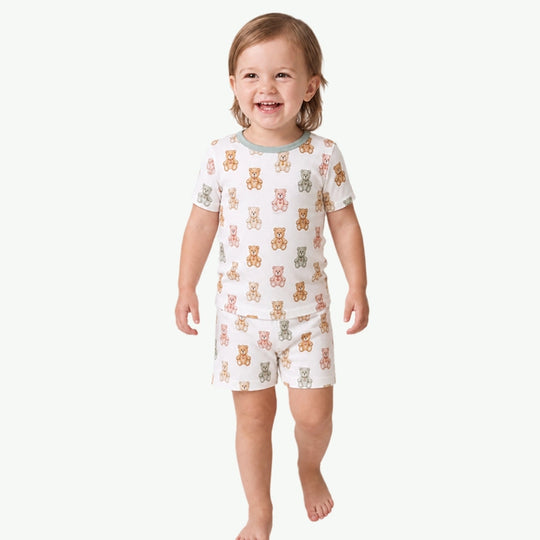 OEM Family Loungewear Wholesale Matching Bamboo Pajama Set