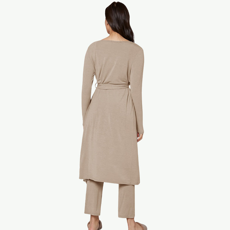 Private Label 3 sets Belted Robe Ladies Boutique Loungewear Maker