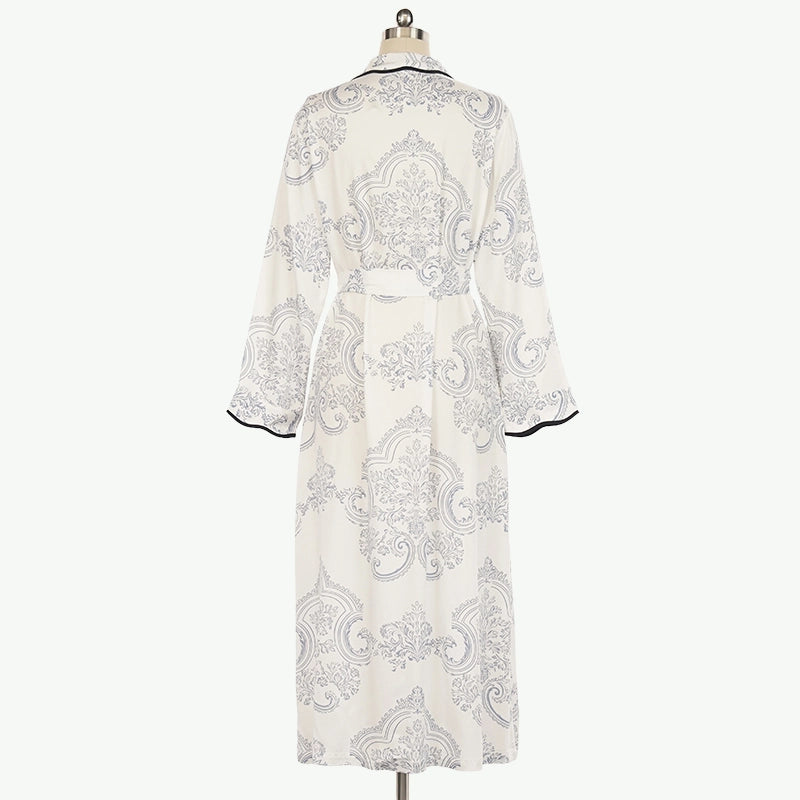 100% Bamboo Fiber Printed Bathrobes Wholesale
