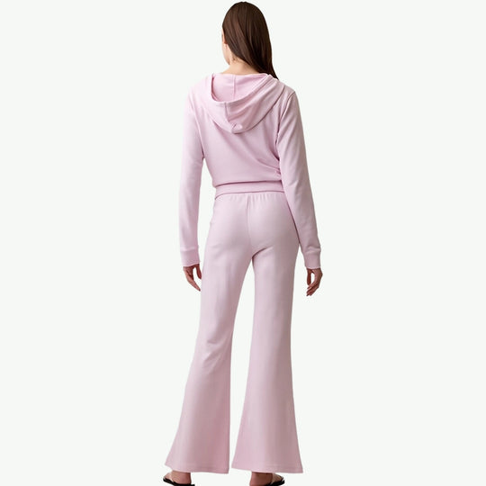 Women Slim Fit Zip-Up Top & Flare Legging Bulk Loungewear Manufacturers