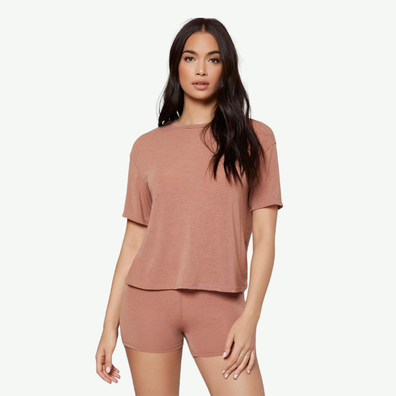 Conjuntos de ropa de estar por casa cortos para mujer al por mayor - 2215580075