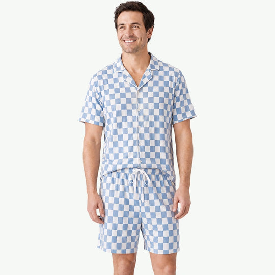 Custom Modal Checkerboard Family Matching PJs Wholesale Manufacturer