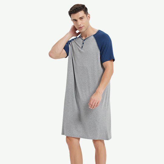 Camisón de algodón para hombre a granel - G3813023