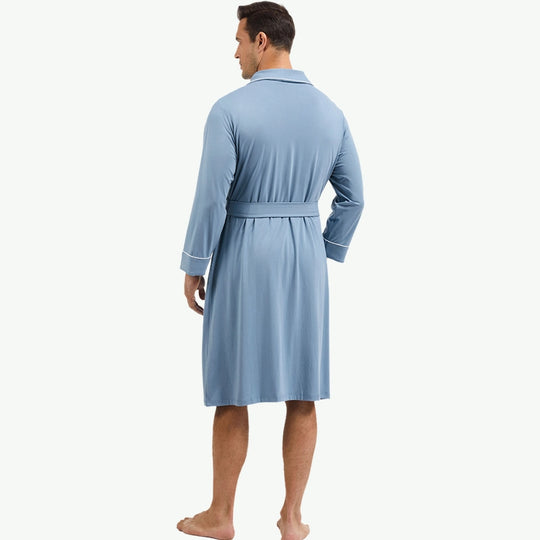 Lightweight Jersey Modal Cotton Robes Wholesale Men's Dressing Gown Manufacturer