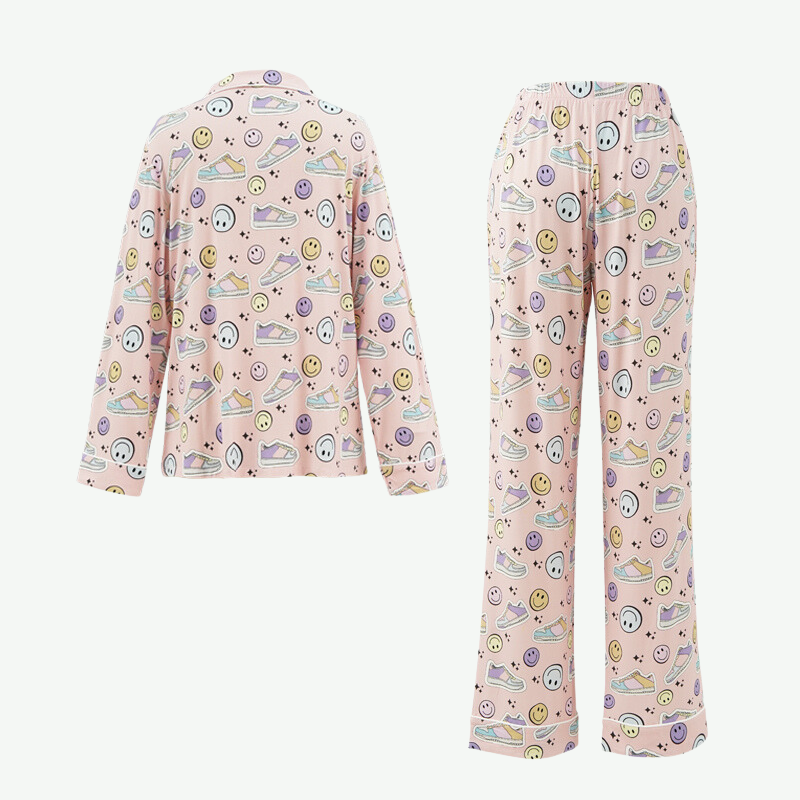 Conjunto de pijama personalizado para mujer a granel-2315500074