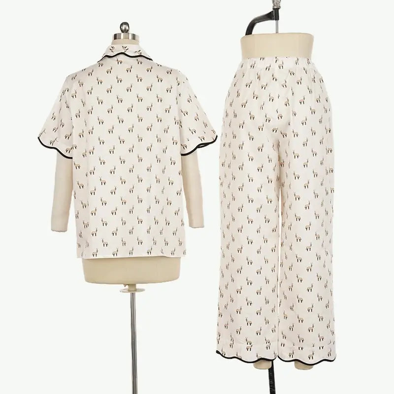 Cute Print Women Sleepwear from Cotton Pyjama Manufacturers