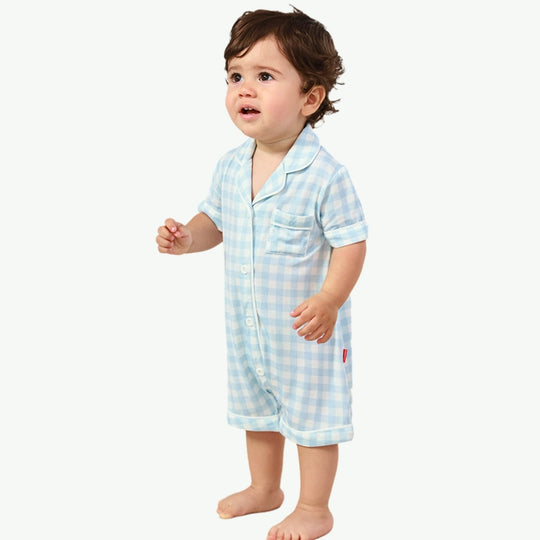 Newborn Baby Clothes Summer Button Romper Wholesale Vendors usa
