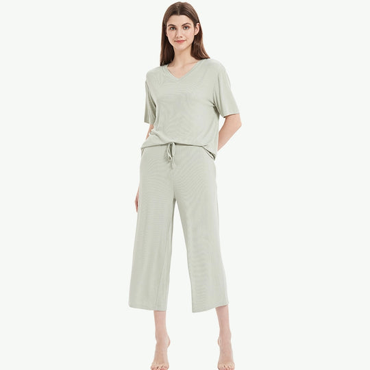 Bulk Custom Women Bamboo Pajama Set For Your Own Brands