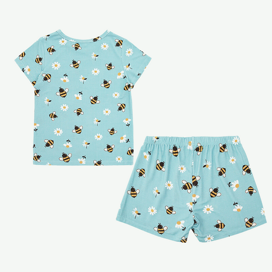 Conjunto de pijama infantil con estampado de verano a granel-2311740073