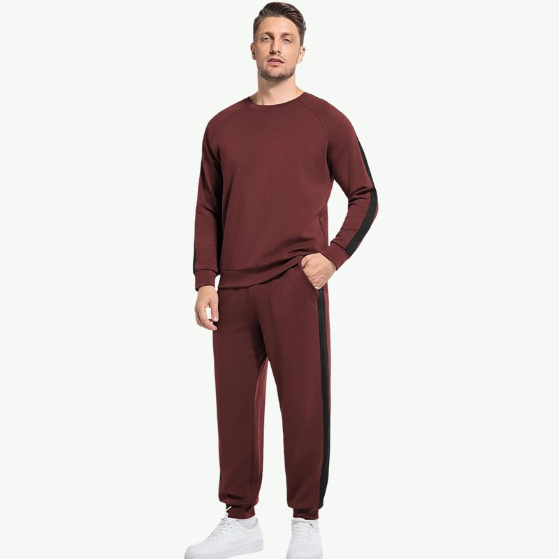 Cozy Brushed Bamboo Men Jogger Set Wholesale Loungewear Suppliers
