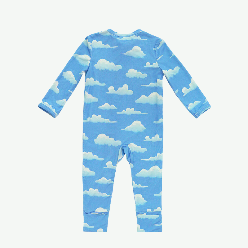 Venta al por mayor de pijamas de bambú estampados para bebés -2311290074