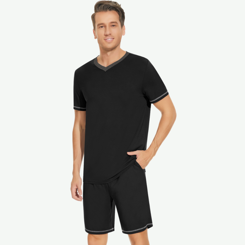 Conjunto de pijama clásico para hombre al por mayor - 81129503