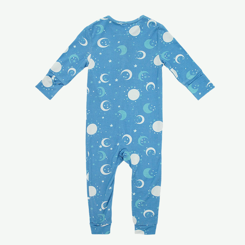 Barboteuse unisexe en bambou pour bébé, vente en gros, avec motifs personnalisés