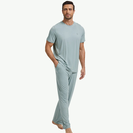Custom Wholesale Tencel Pajamas For Men Loungewear Vendors