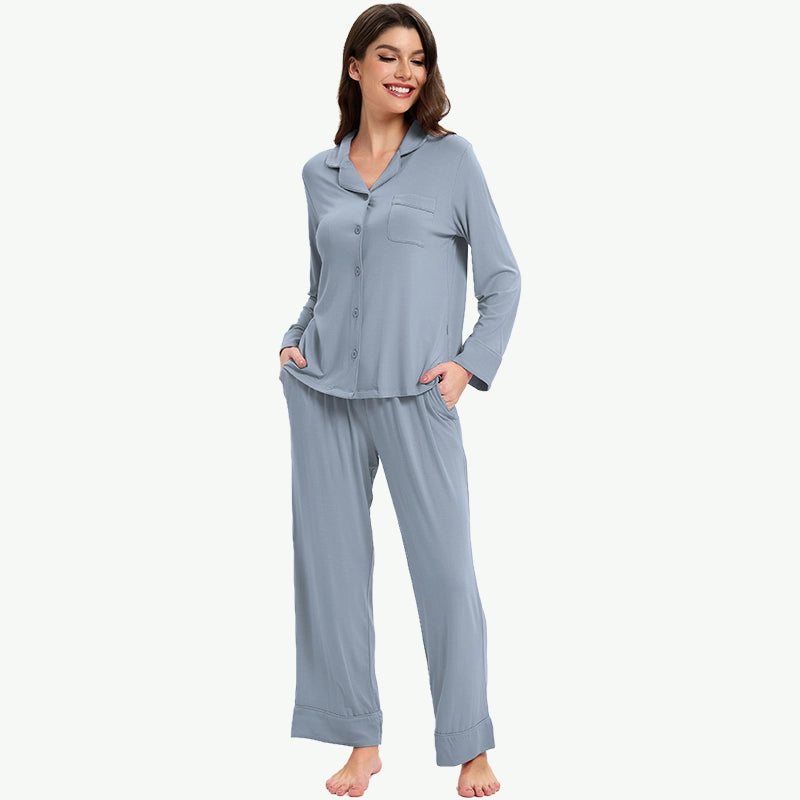 TENCEL™ Modal Pyjama Hersteller Custom Piping Pyjama Sets