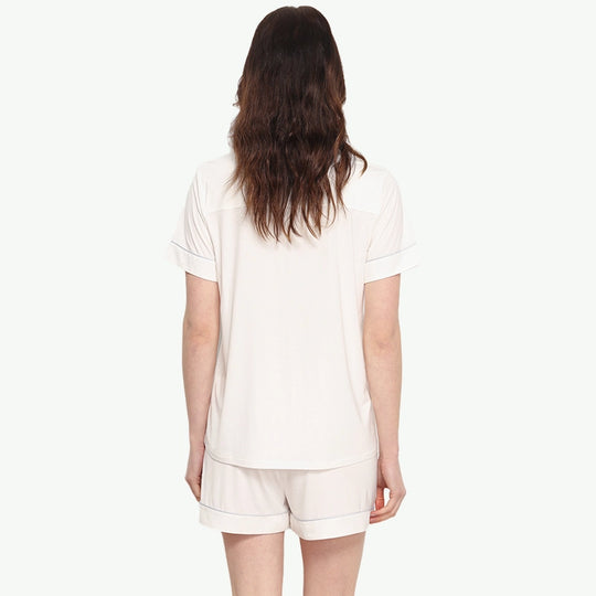 Solid Women Sleepwear OEM Wholesale Tencel Lyocell Pyjamas