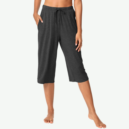 Pantalones capri de bambú para mujer, lote 21145052