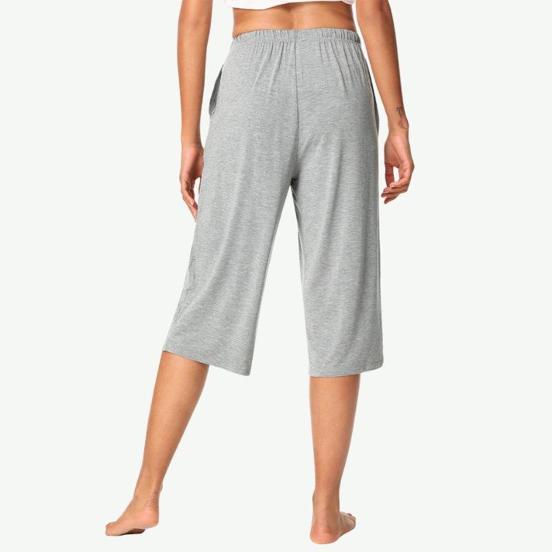 Pantalones capri de bambú para mujer, lote 21145052