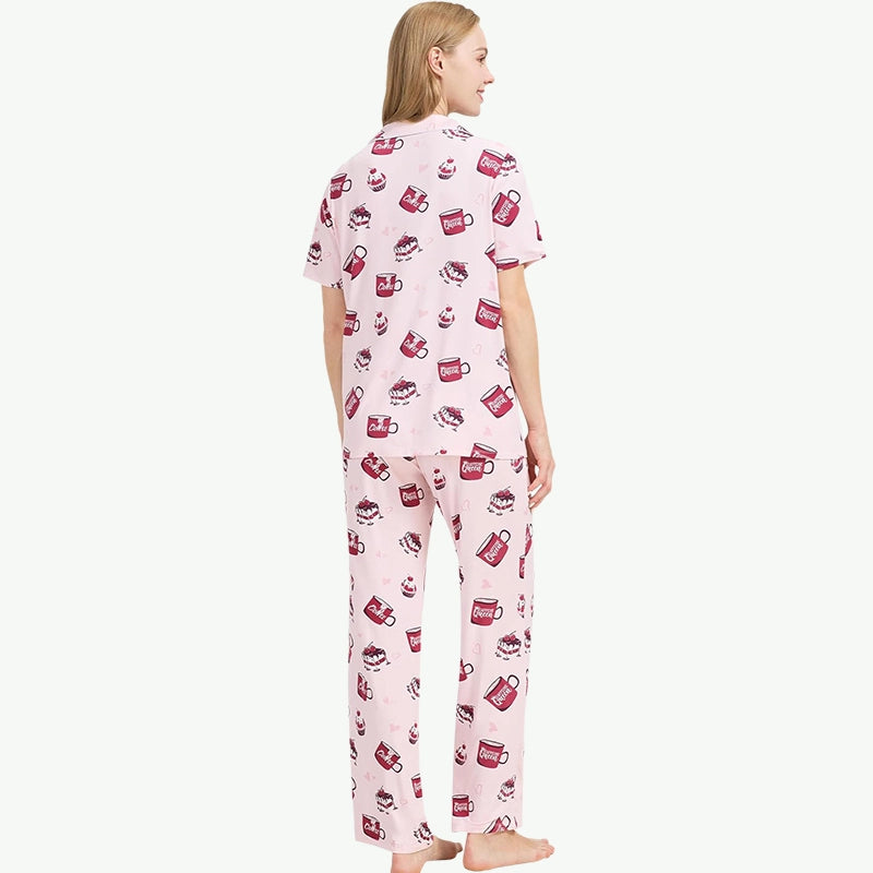 Bulk Purchase 50s Modal Two piece PJ Set From Womens Pajama Vendors