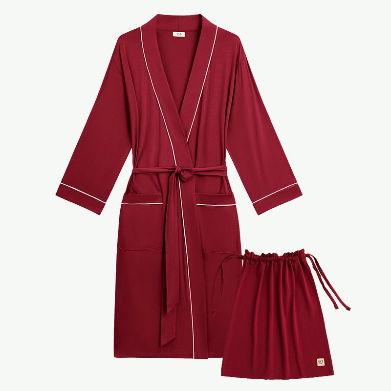 Personalised Womens Bamboo Viscose Luxury Blank Robes Manufacturer