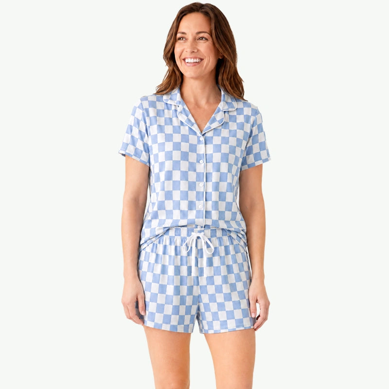 Custom Modal Checkerboard Family Matching PJs Wholesale Manufacturer