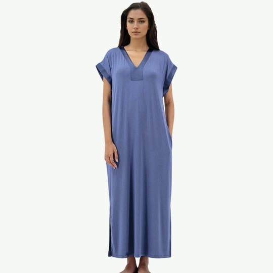 Wholesale Women Kaftan Nightgown Middle East Maxi Lounge Dress