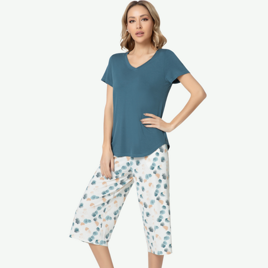 Women Capri Pj Set in Bulk-G3720118