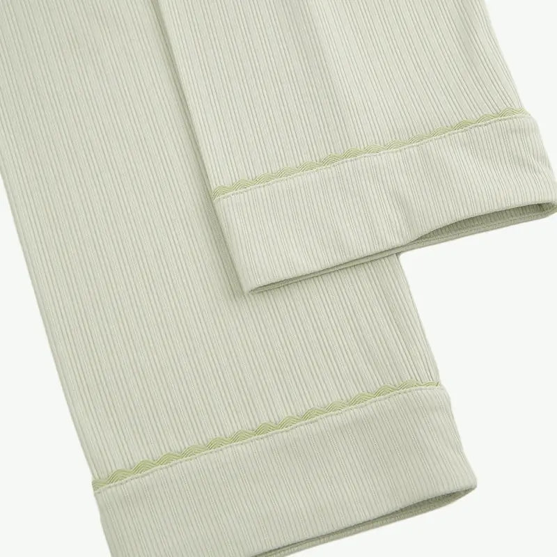 Private Label TENCEL Modal Jacquard Ribbing Pyjama Wholesale Suppliers