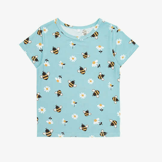 Conjunto de pijama infantil con estampado de verano a granel-2311740073