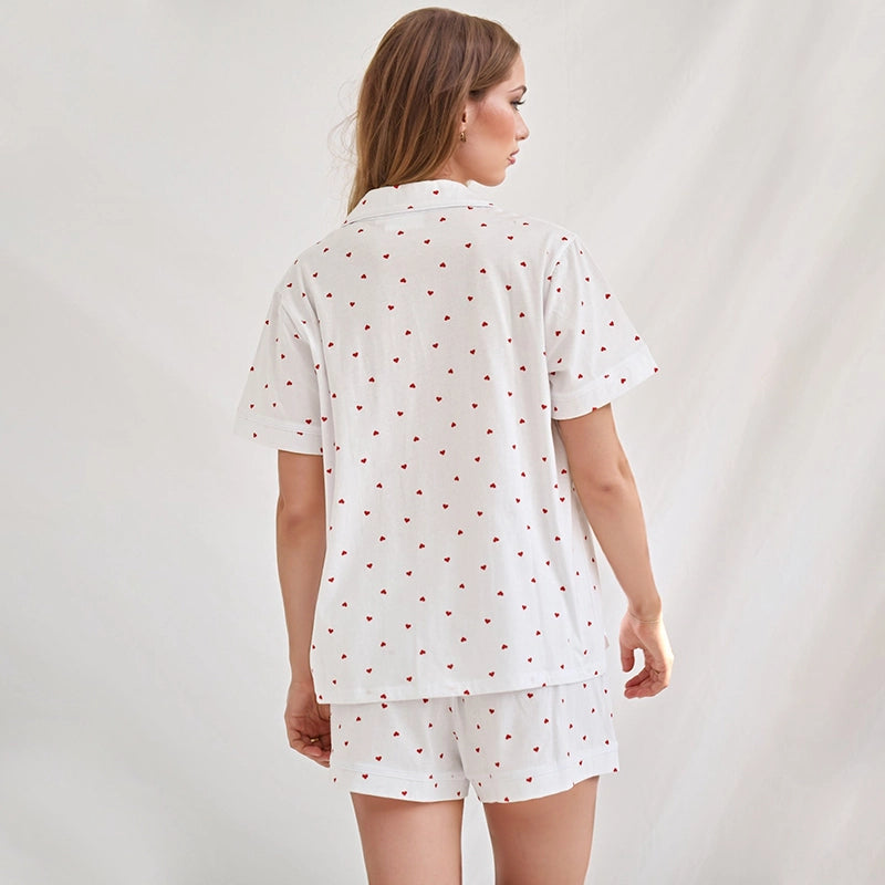 Bulk Women Heart Pj Set - Sleepwear Business