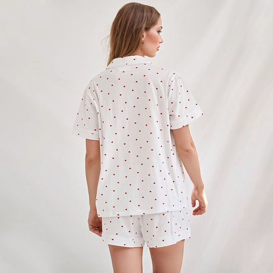 Bulk Women Heart Pj Set - Sleepwear Business