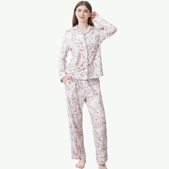 Conjunto de pijama estampado de empresa mayorista -2416520091