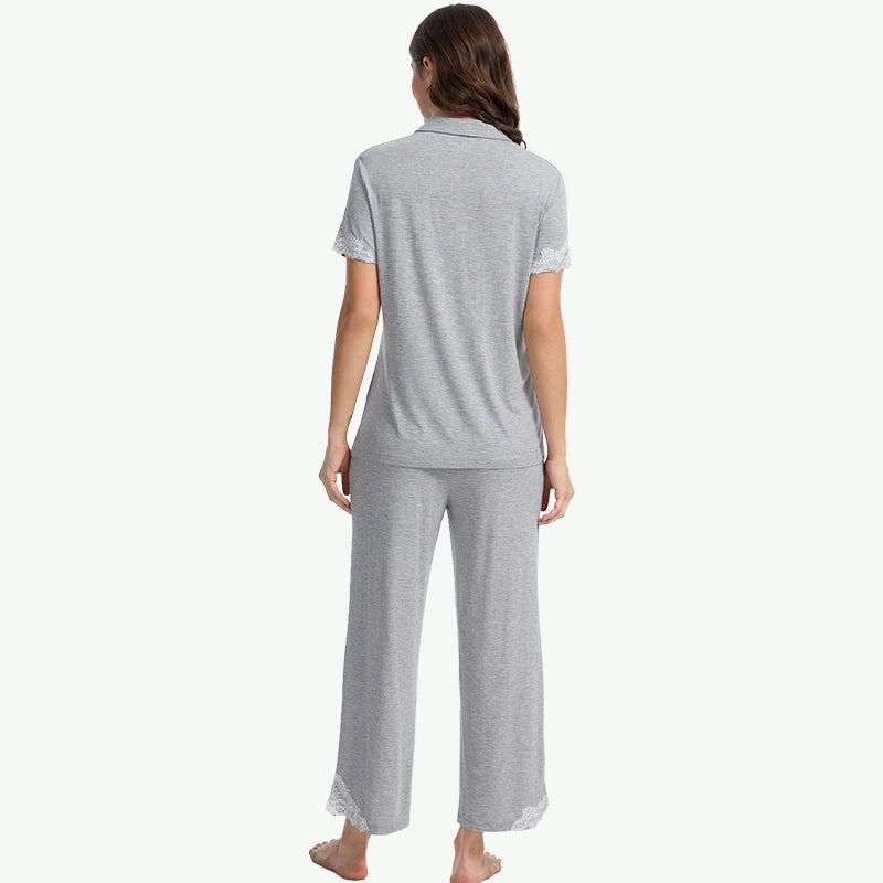 TENCEL Modal Lace Trim Pj Wholesale Womens Nightwear Suppliers