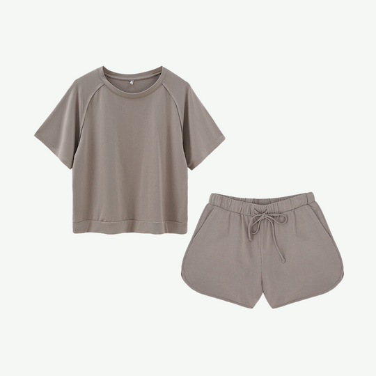Conjunto de pijama de algodón de bambú para mujer del fabricante - 2315500021