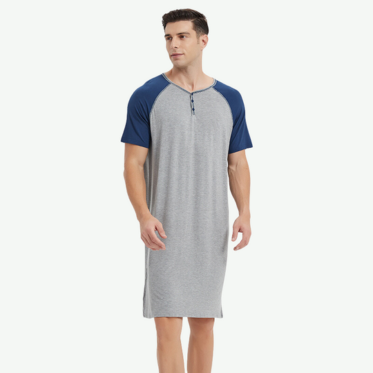 Camisón de algodón para hombre a granel - G3813023