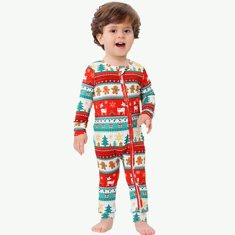 Infant Onesies Bulk Christmas LENZING™ Modal Wholesale Baby Pajamas