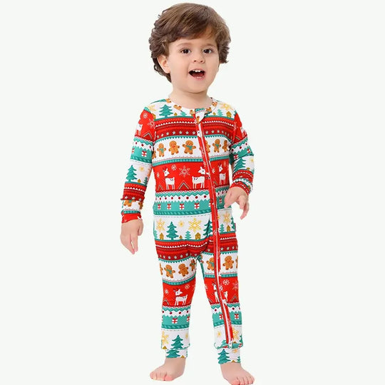 Infant Onesies Bulk Christmas LENZING™ Modal Wholesale Baby Pajamas