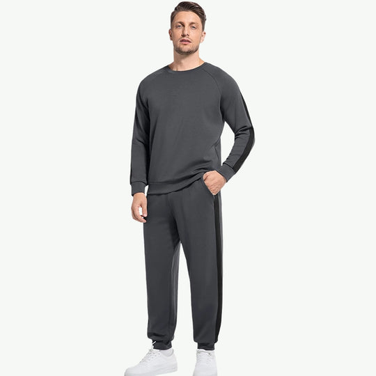 Cozy Brushed Bamboo Men Jogger Set Wholesale Loungewear Suppliers