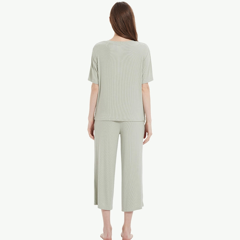 Bulk Custom Women Bamboo Pajama Set For Your Own Brands